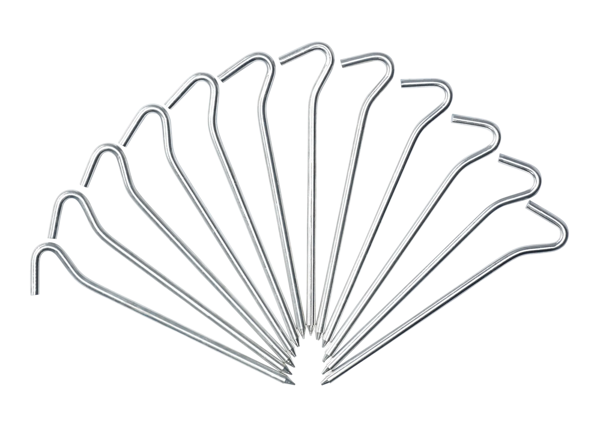 Jack Wolfskin POWER PEG (12 PCS) silver One Size - PeakStyle