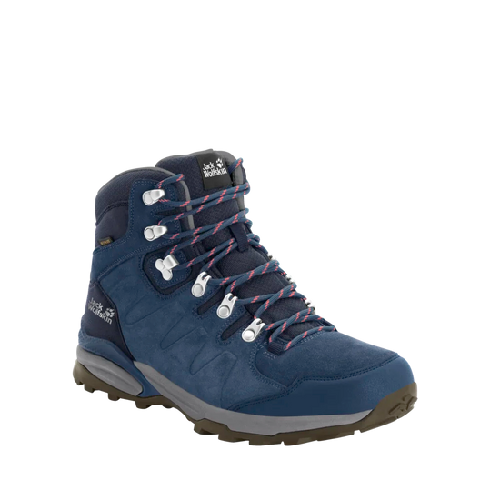 Jack Wolfskin W REFUGIO TEXAPORE MID W dark blue grey 43 - PeakStyle