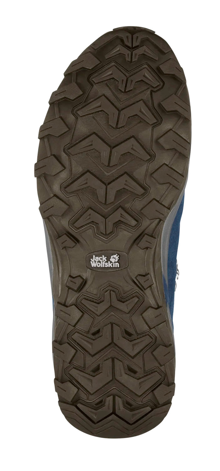 Jack Wolfskin W REFUGIO TEXAPORE MID W dark blue grey 43 - PeakStyle