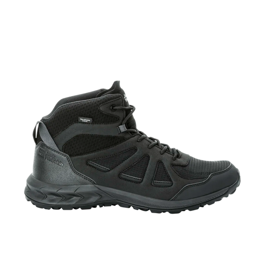 Jack Wolfskin M WOODLAND 2 TEXAPORE MID M black 48 - PeakStyle