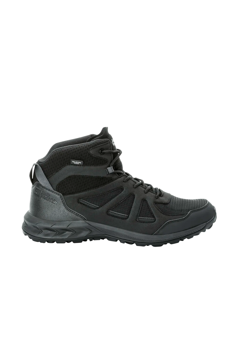 Jack Wolfskin M WOODLAND 2 TEXAPORE MID M black 48 - PeakStyle