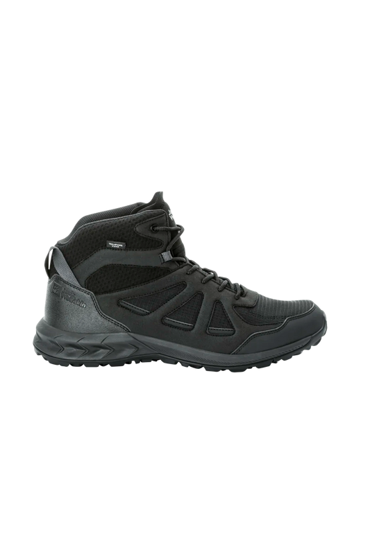 Jack Wolfskin M WOODLAND 2 TEXAPORE MID M black 48 - PeakStyle