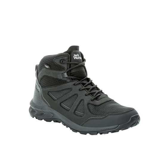 Jack Wolfskin M WOODLAND 2 TEXAPORE MID M black 48 - PeakStyle