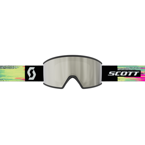 SCOTT Ambit Skibrille - Black - Neon Yellow - AMP White Chrome S2 - Ansicht 2