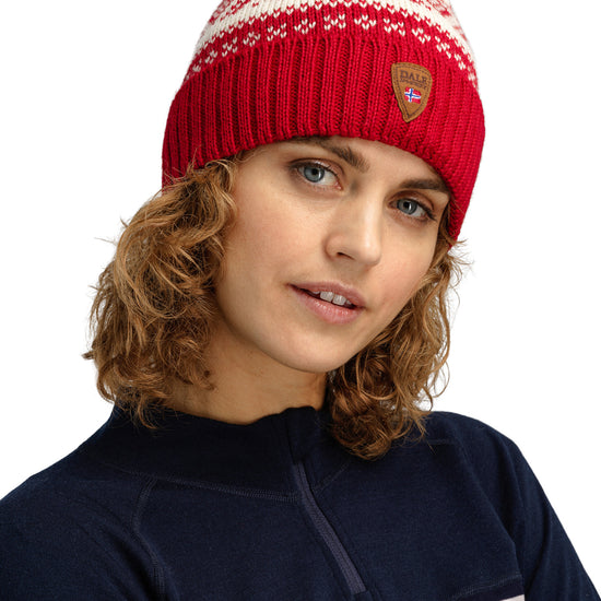 Dale Of Norway CORTINA 1956 HAT Red White One size - PeakStyle