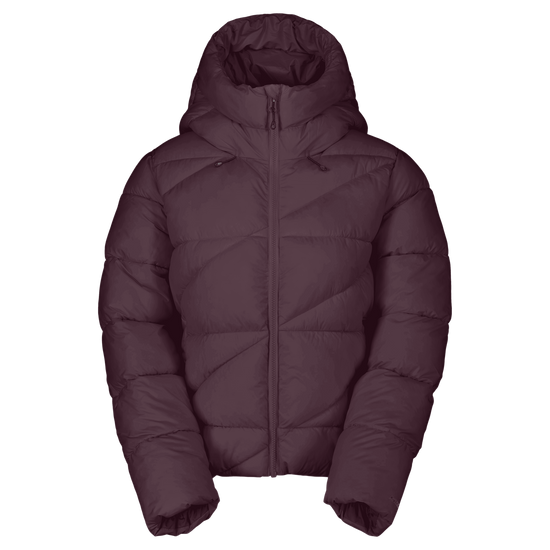 Veste isolante SCOTT Insuloft Warm pour femme - Cocoa Red - Vue de face