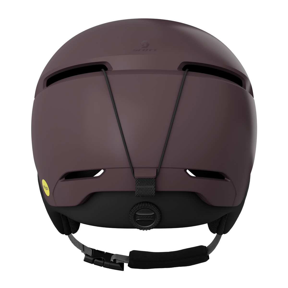 SCOTT Element Mips Skihelm Cocoa Red – Ansicht 3