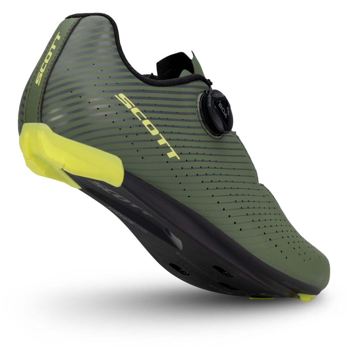 SCOTT Road Comp 427174 – Olive Green - Yellow – Ansicht 1