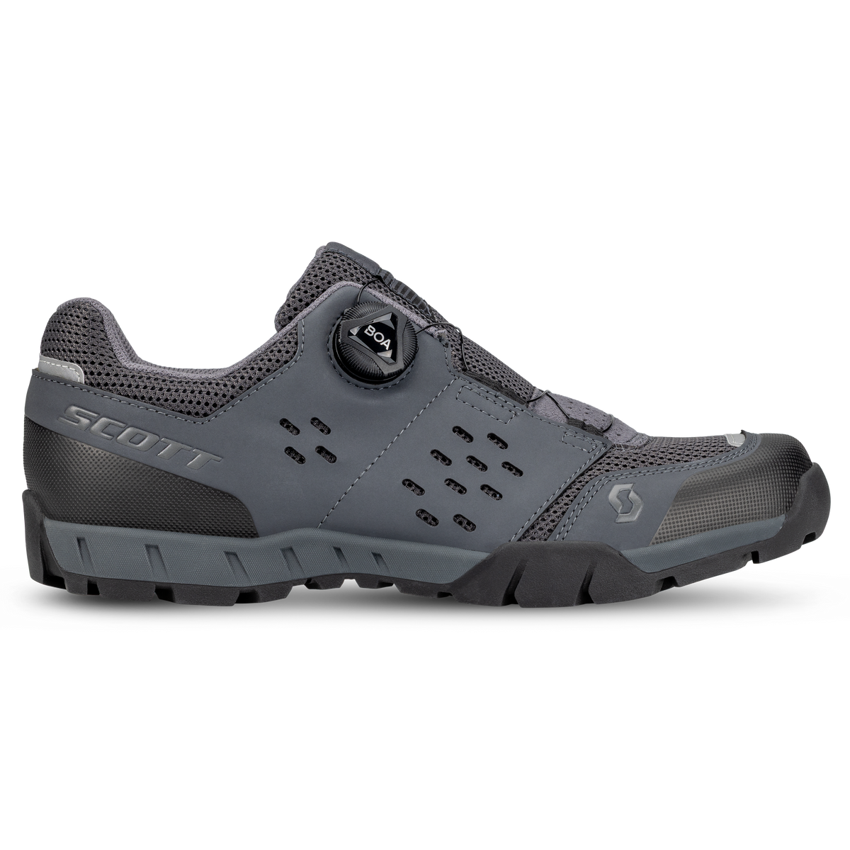Scott All Mountain Crus-r Herren Mountainbikeschuh | Dark Grey - Black | Ansicht 2