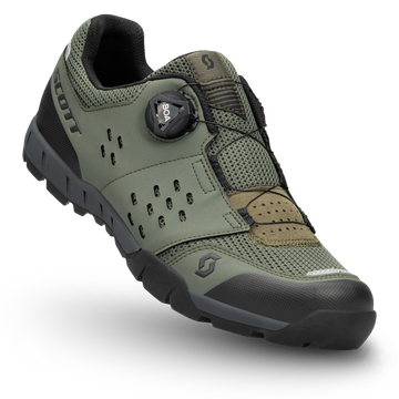 Scott All Mountain Crus-r Herren Mountainbikeschuh | Fir Green - Black | Packshot