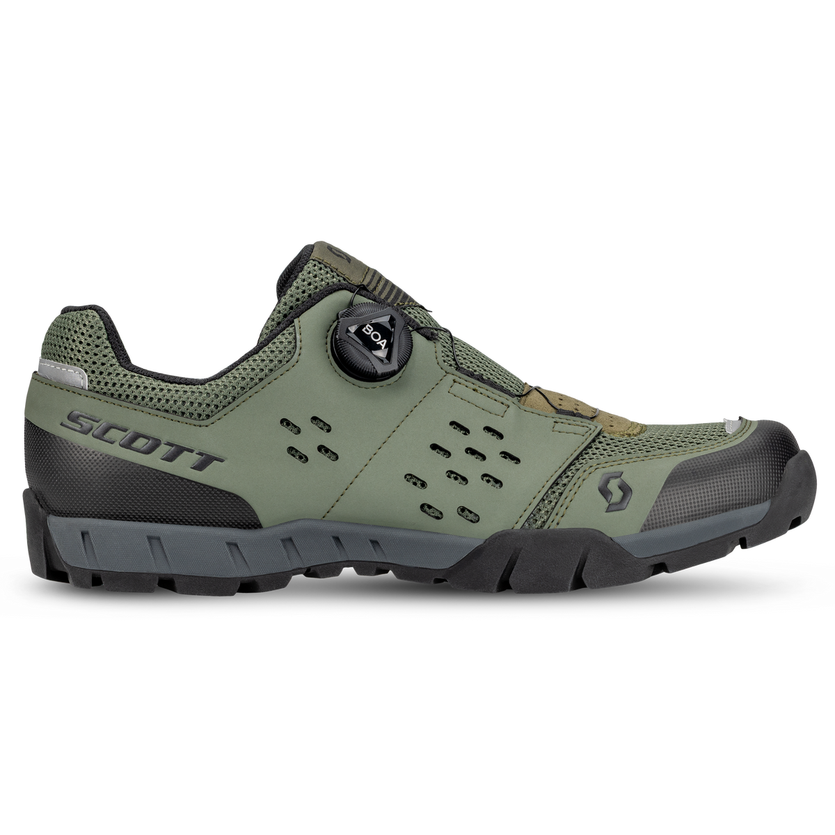 Scott All Mountain Crus-r Herren Mountainbikeschuh | Fir Green - Black | Ansicht 2