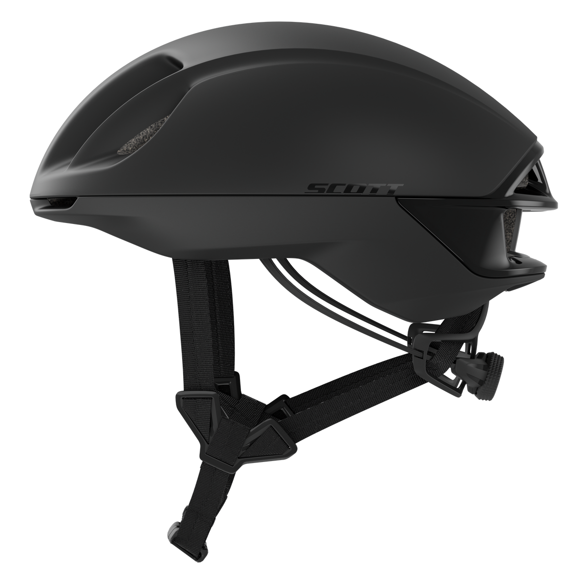 SCOTT Cadence RC Mips (CE) Helm – Black – Seitenansicht