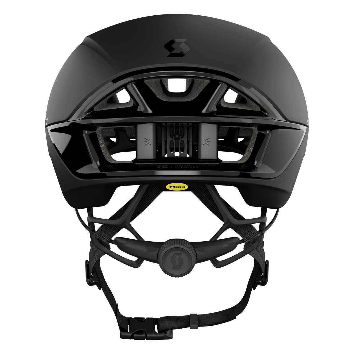 SCOTT Cadence RC Mips (CE) Helm – Black – Detailansicht
