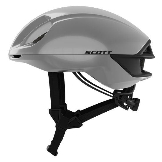 SCOTT Cadence RC Mips (CE) Helm – Chrome Silver – Seitenansicht