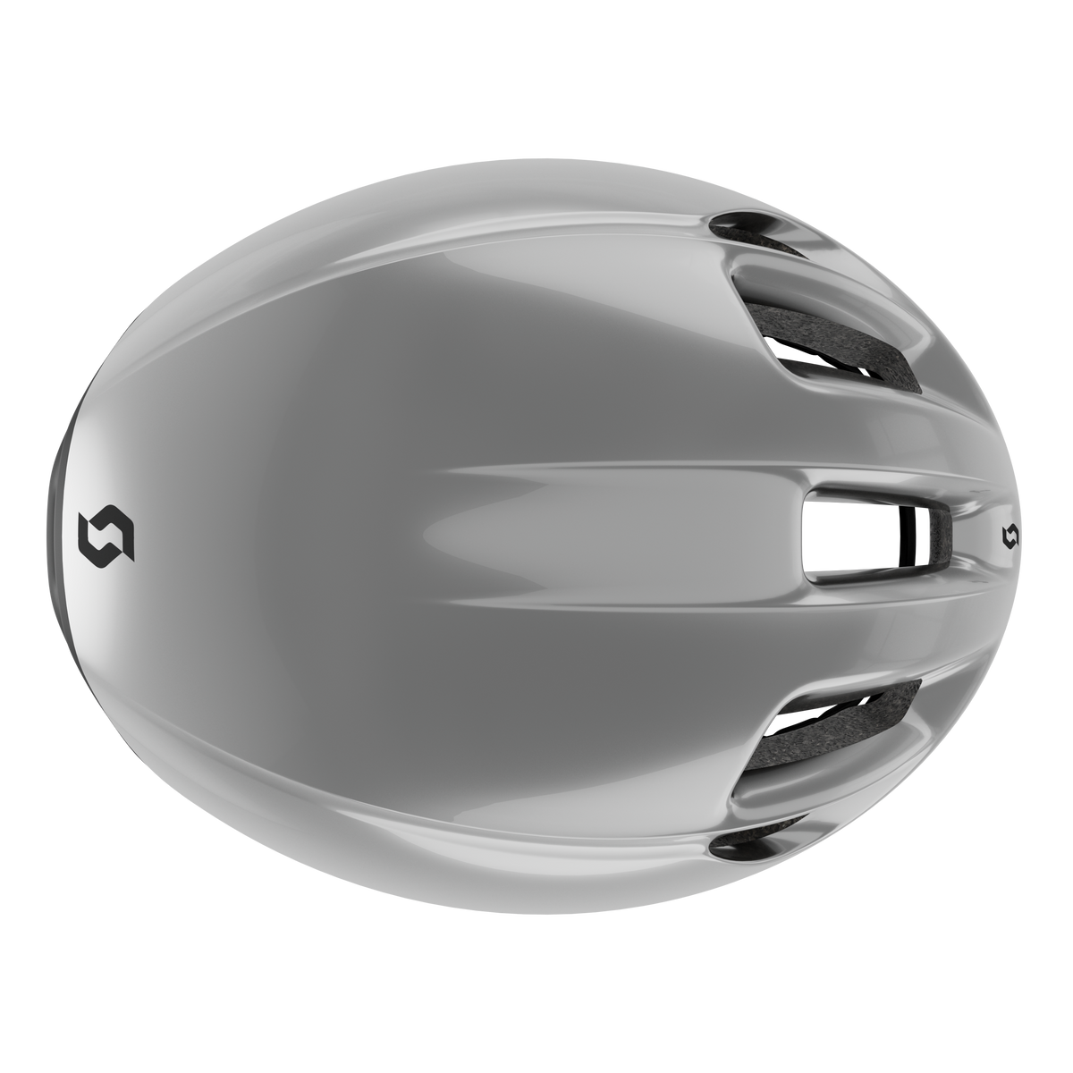 SCOTT Cadence RC Mips (CE) Helm – Chrome Silver – Rückansicht