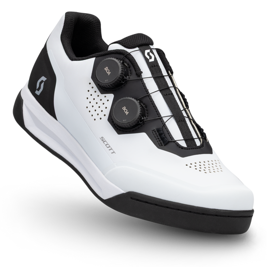 Scott Volt Pro Clip Herren Mountainbikeschuh | White - Black | Packshot