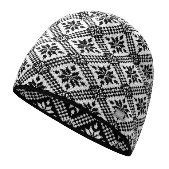 Dale Of Norway CHRISTIANIA HAT Black Offwhite One size - PeakStyle