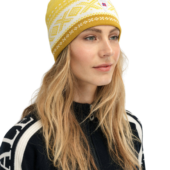 Dale Of Noorwegen DYSTINGEN HOED Sweethoney Mosterd One size - PeakStyle