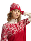Dale Of Norway WINTERLAND HAT Raspberry Offwhite Redrose One size - PeakStyle