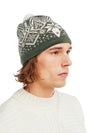 Dale Of Norway WINTERLAND Merino-Mütze Unisex – Dark Green - Offwhite - Sand – Studio