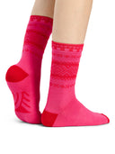 Dale Of Norway CORTINA SOCKS Pink Red M - PeakStyle
