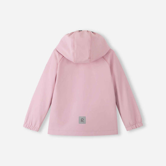 Reima Vantti softshelljas voor kinderen – grijs-roze