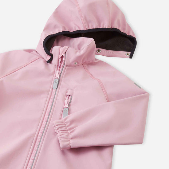 Reima Vantti softshelljas voor kinderen – grijs-roze