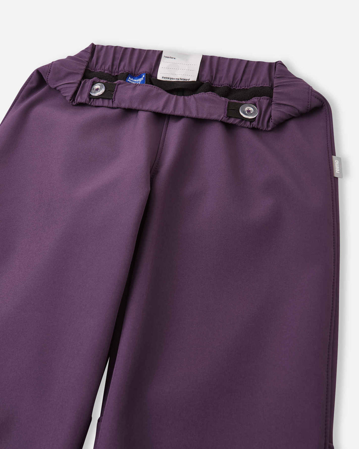 Pantalon softshell Reima Oikotie pour enfants – Deep purple