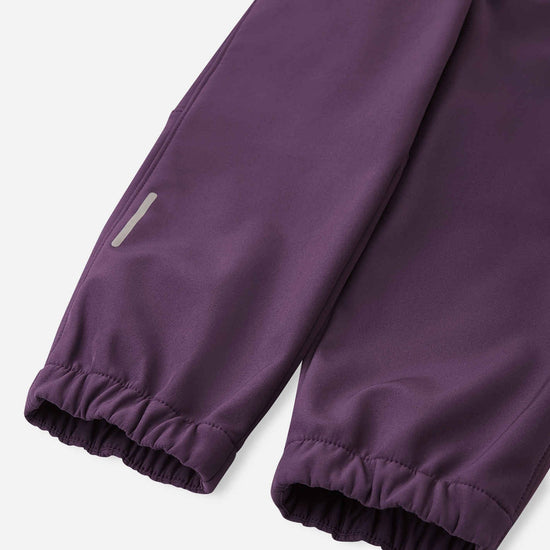 Pantalon softshell Reima Oikotie pour enfants – Deep purple