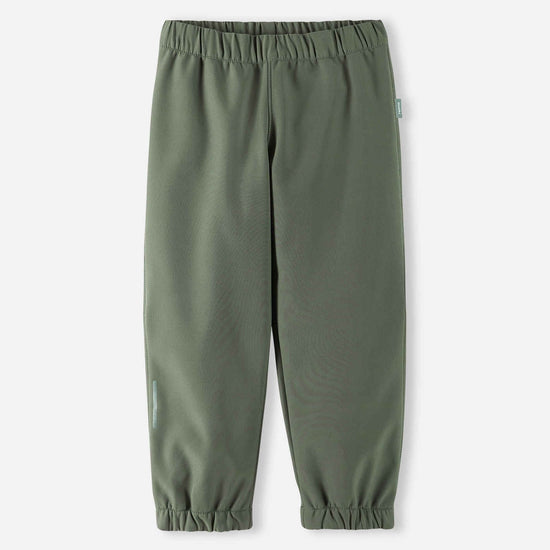 Pantalon softshell Reima Oikotie pour enfants – Vert grisâtre