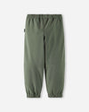 Pantalon softshell Reima Oikotie pour enfants – Vert grisâtre