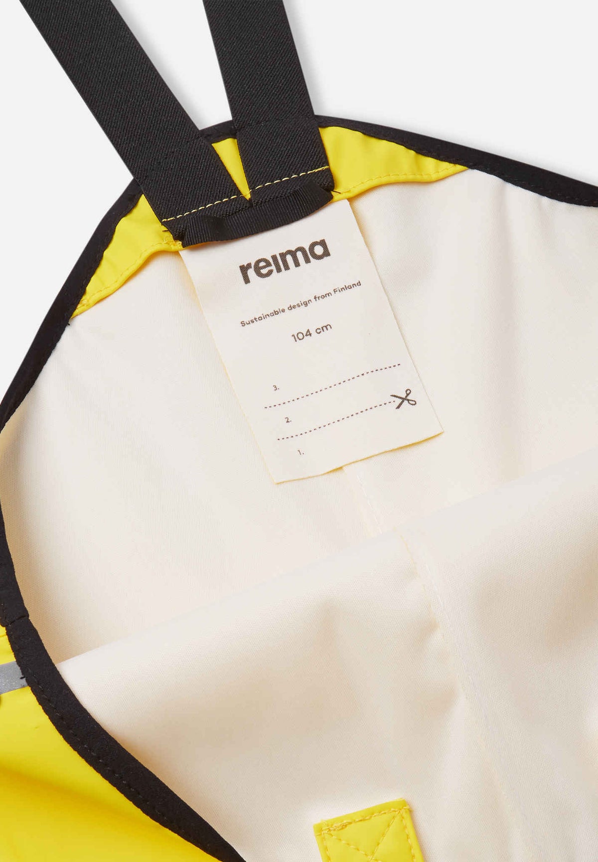 Pantalones impermeables Reima Lammikko para niños – Amarillos