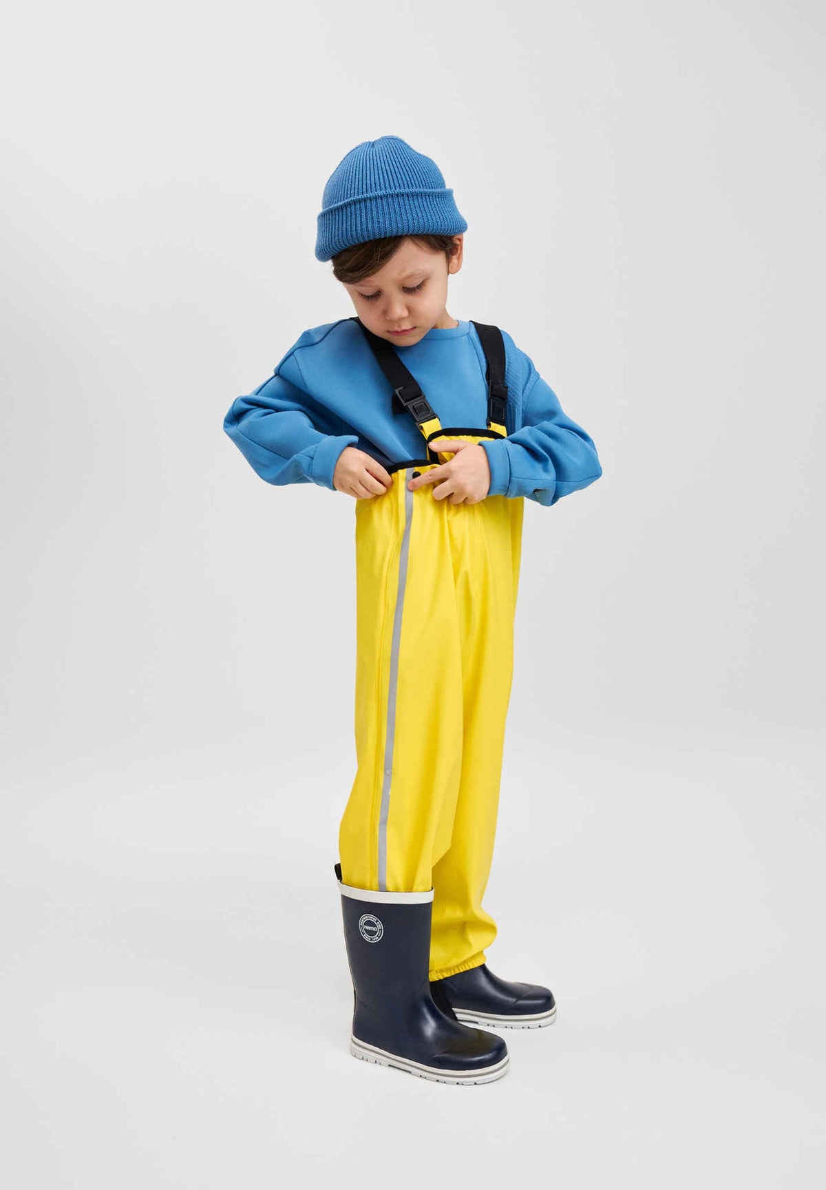 Pantalones impermeables Reima Lammikko para niños – Amarillos
