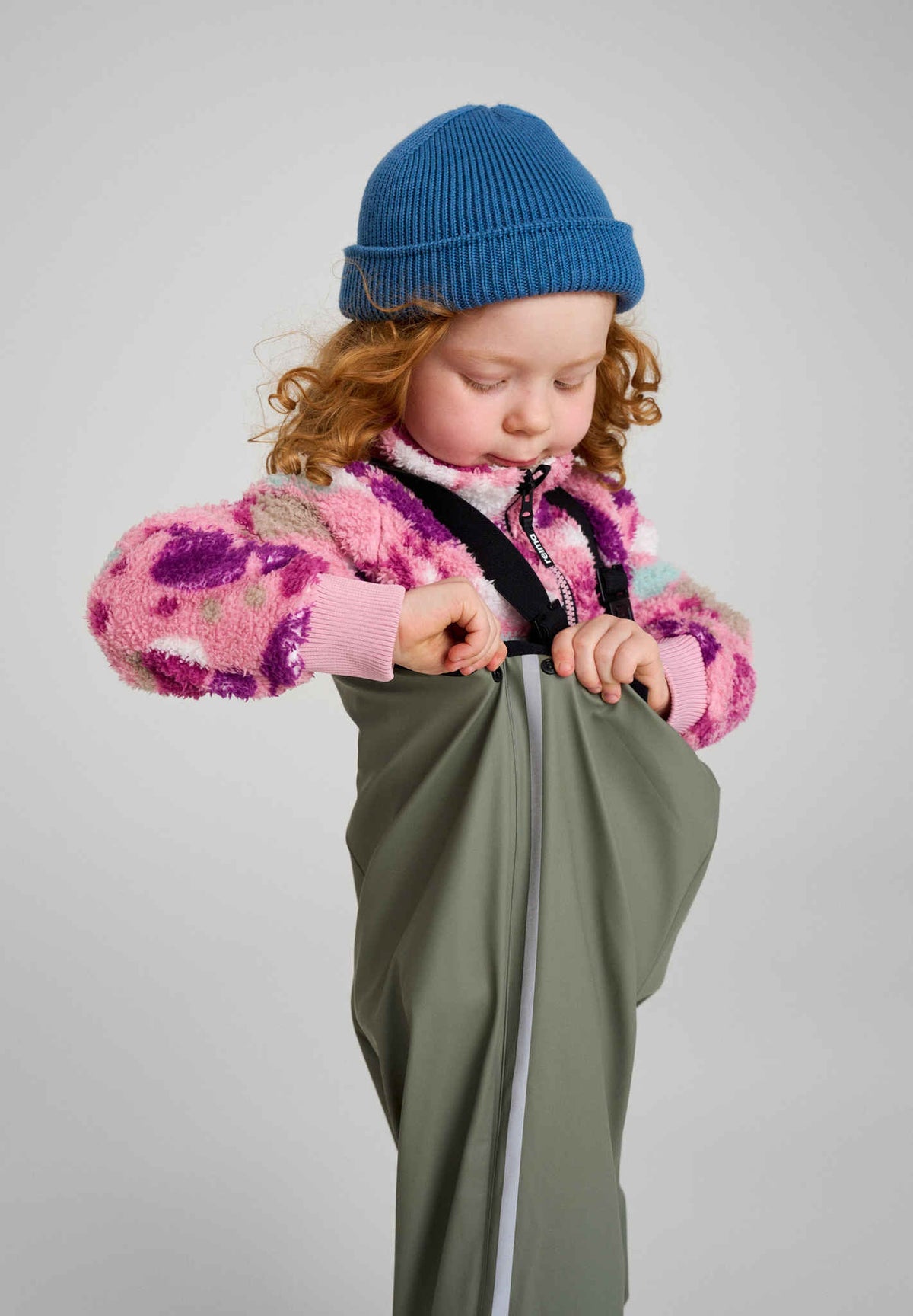 Pantalones impermeables Reima Lammikko para niños – Verde grisáceo
