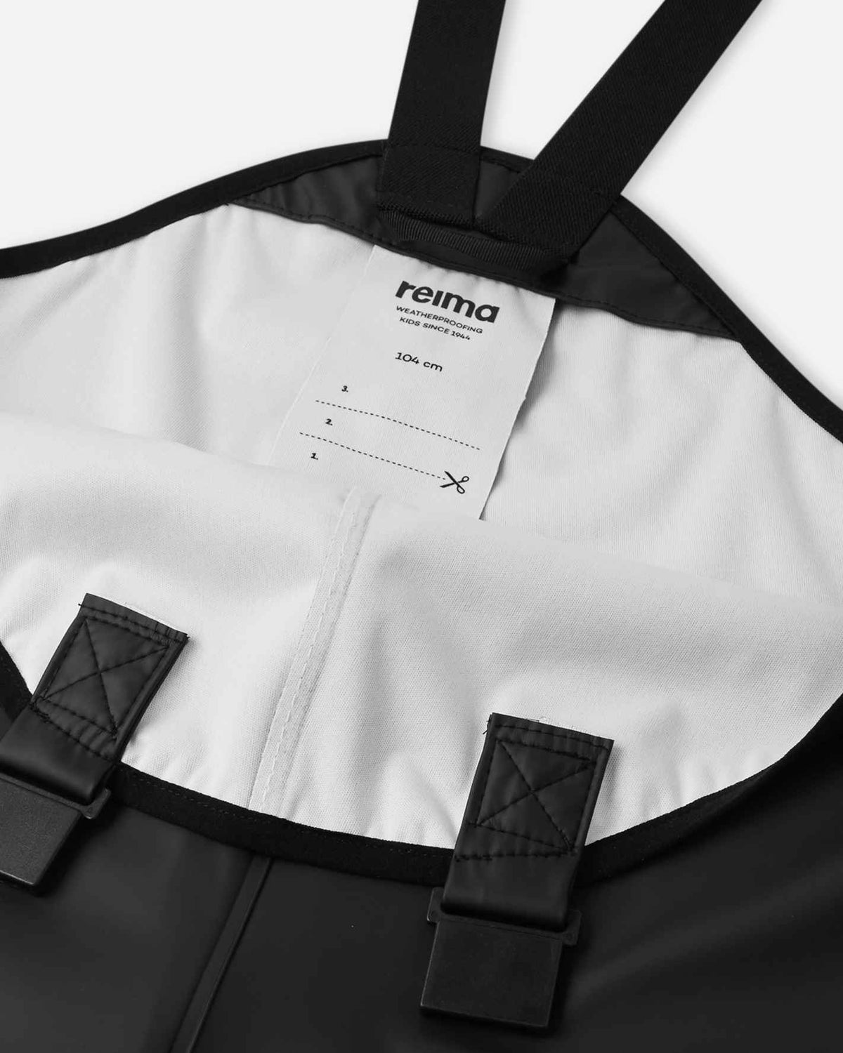 Pantalones impermeables Reima Lammikko para niños – Negro