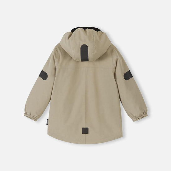 Giacca di mezza stagione ReimaTec di Reima Symppi per bambini, colore Earthy Beige – Foto del prodotto (retro) 2