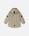 Giacca di mezza stagione ReimaTec di Reima Symppi per bambini, colore Earthy Beige – Foto del prodotto (retro) 2