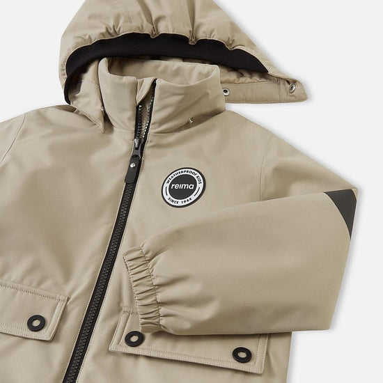 Giacca di mezza stagione ReimaTec di Reima Symppi per bambini, color beige Earthy – Dettagli del prodotto