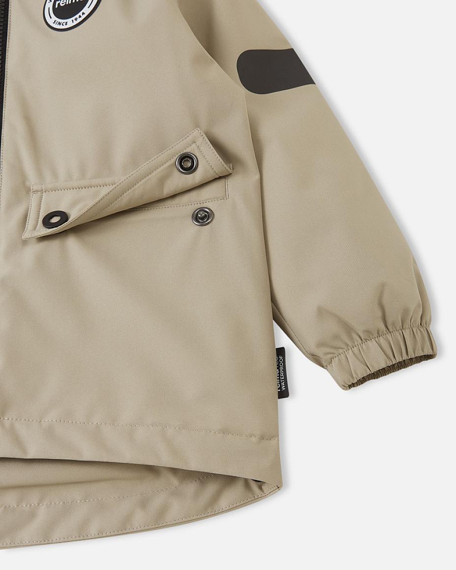 Giacca di mezza stagione ReimaTec di Reima Symppi per bambini, Earthy Beige – Dettagli prodotto 2