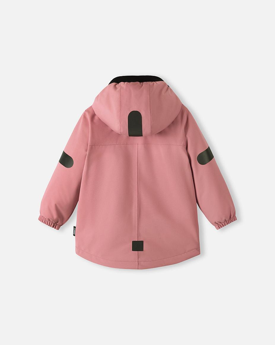 Giacca di mezza stagione ReimaTec di Reima Symppi per bambini, colore Rose Blush – Foto del prodotto (retro) 2