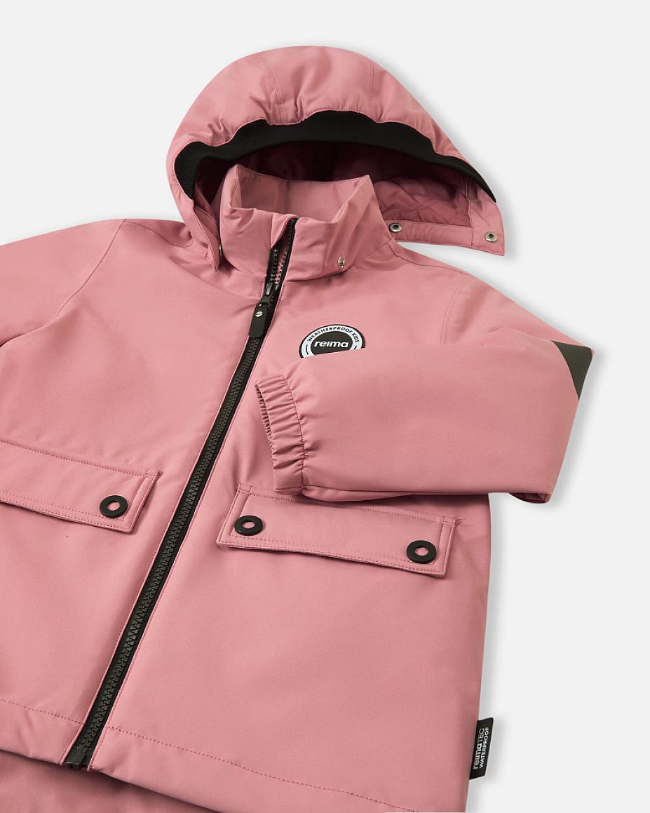 Giacca di mezza stagione ReimaTec di Reima Symppi per bambini, colore rosa cipria – Dettagli prodotto