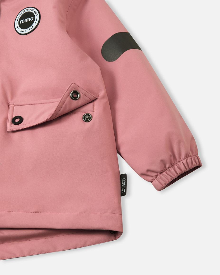 Giacca di mezza stagione ReimaTec di Reima Symppi per bambini, colore Rose Blush – Dettagli sul materiale