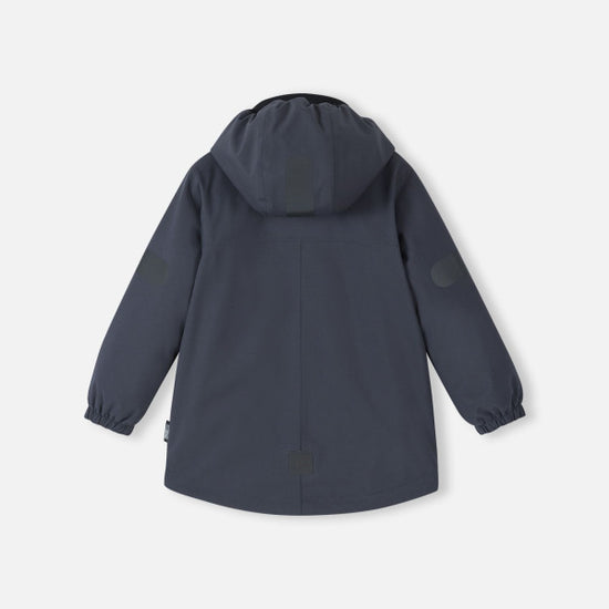 Giacca di mezza stagione Reima Symppis ReimaTec per bambini, Soft Black – Foto del prodotto (retro) 2