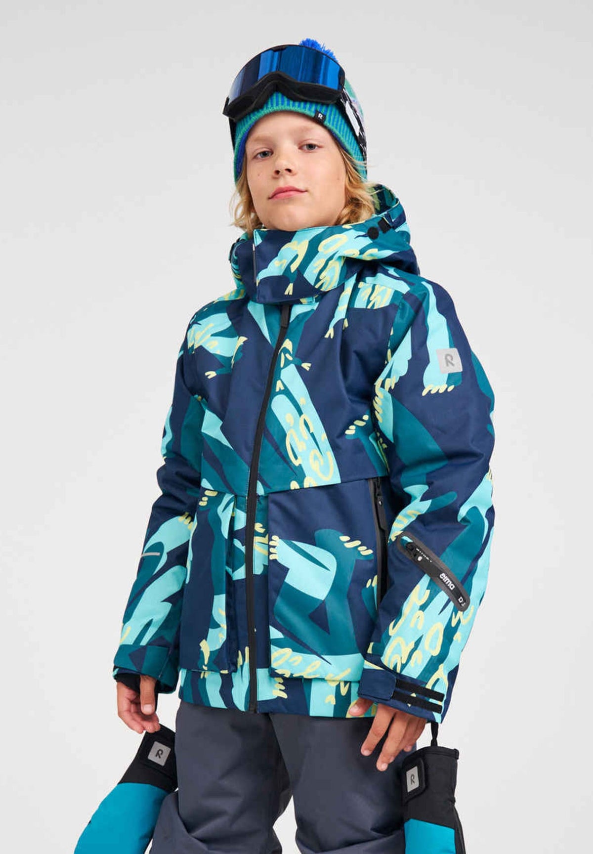 Reima Tirro ReimaTec Skijacke Kinder in Navy – Vorderansicht