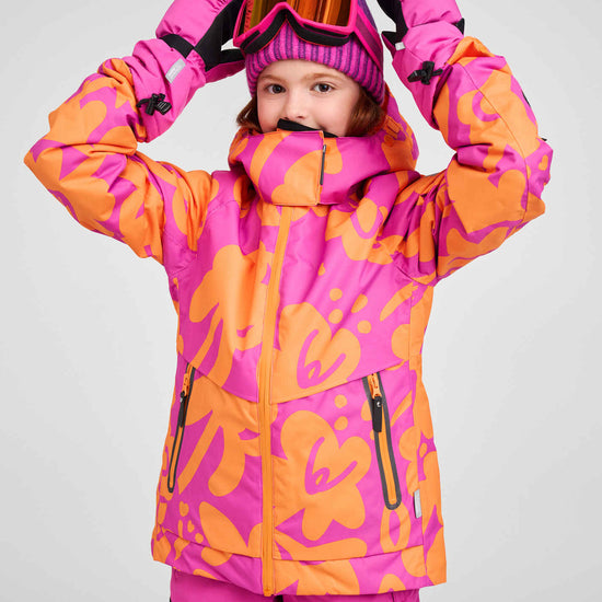 Reima Posio ReimaTec Skijacke Kinder in Fucshia – Vorderansicht