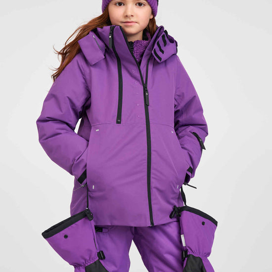 Reima Perille ReimaTec Skijacke Kinder in Plum Purple – Vorderansicht