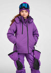 Reima Perille ReimaTec Skijacke Kinder in Plum Purple – Vorderansicht