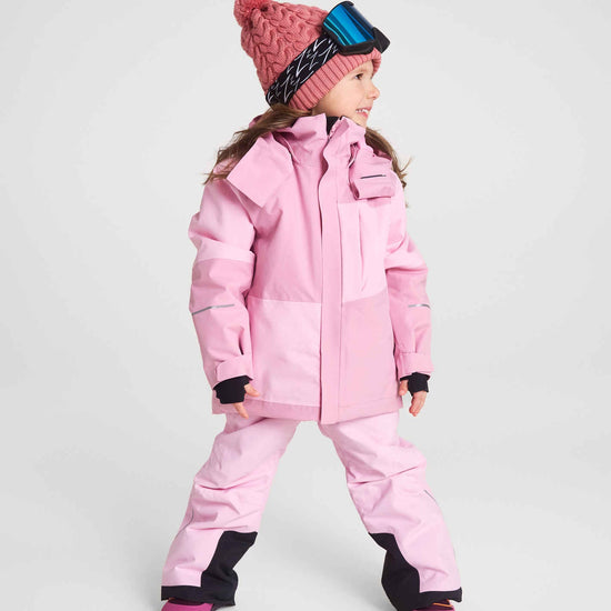 Reima Proxima Kinder-Skihose Grey Pink – Produktansicht