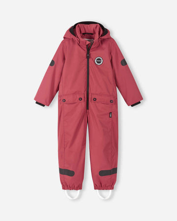 Combinaison de mi-saison Reima Sevetti ReimaTec pour enfants, couleur Red Clay – Photo du produit (face avant)