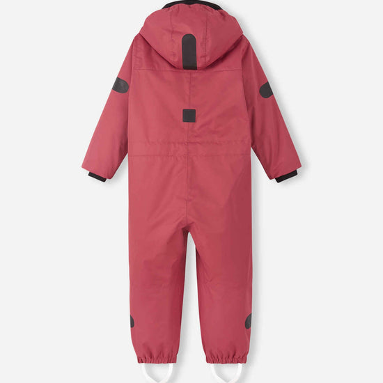 Combinaison mi-saison Reima Sevetti ReimaTec pour enfants, couleur Red Clay – Photo du dos